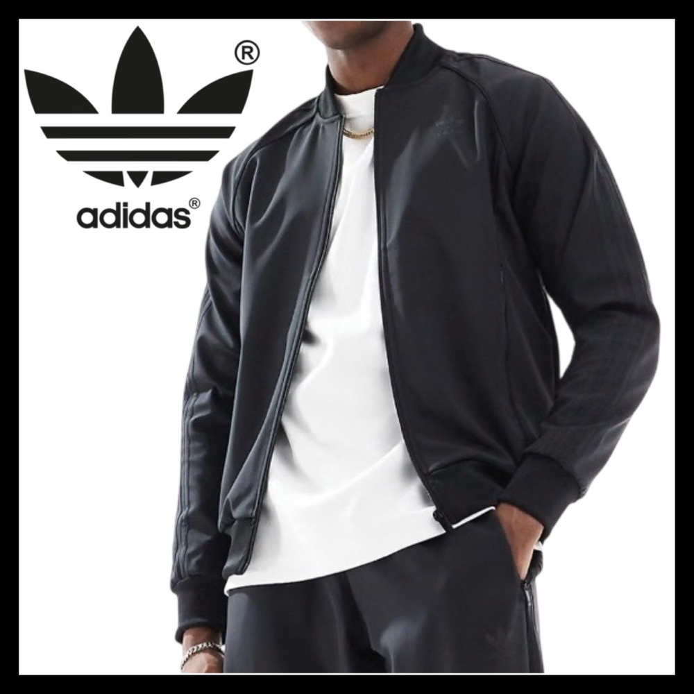 adidas Originals Black Adicolor Classics Sst Track Jacket Size (L) NEW with Tags